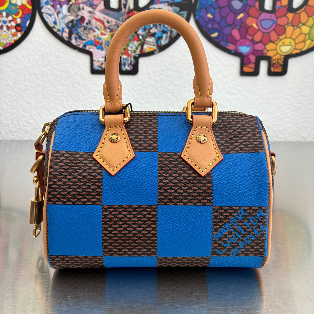 Louis Vuitton Speedy 18 Bandouliere Pop Blue