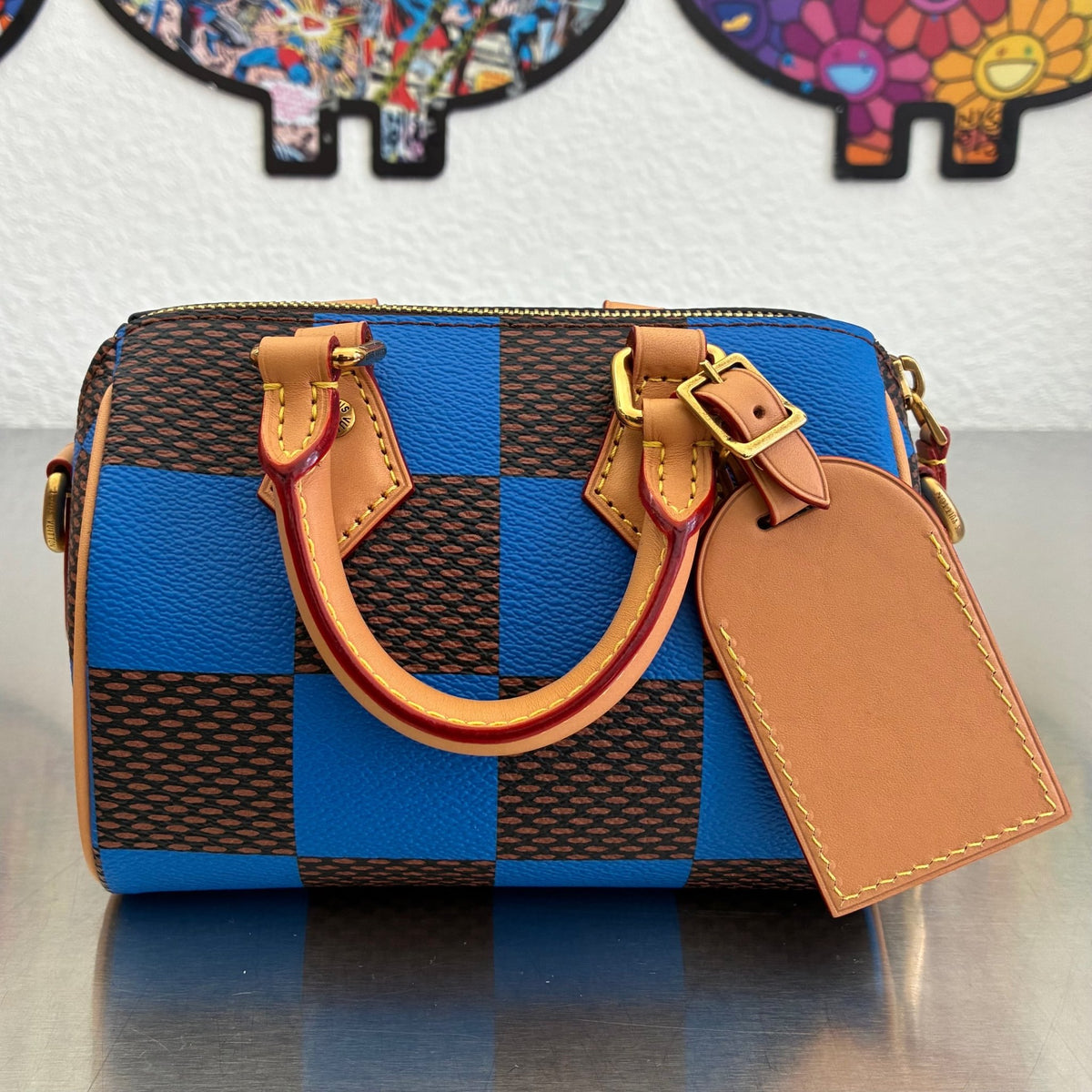 Louis Vuitton Speedy 18 Bandouliere Pop Blue