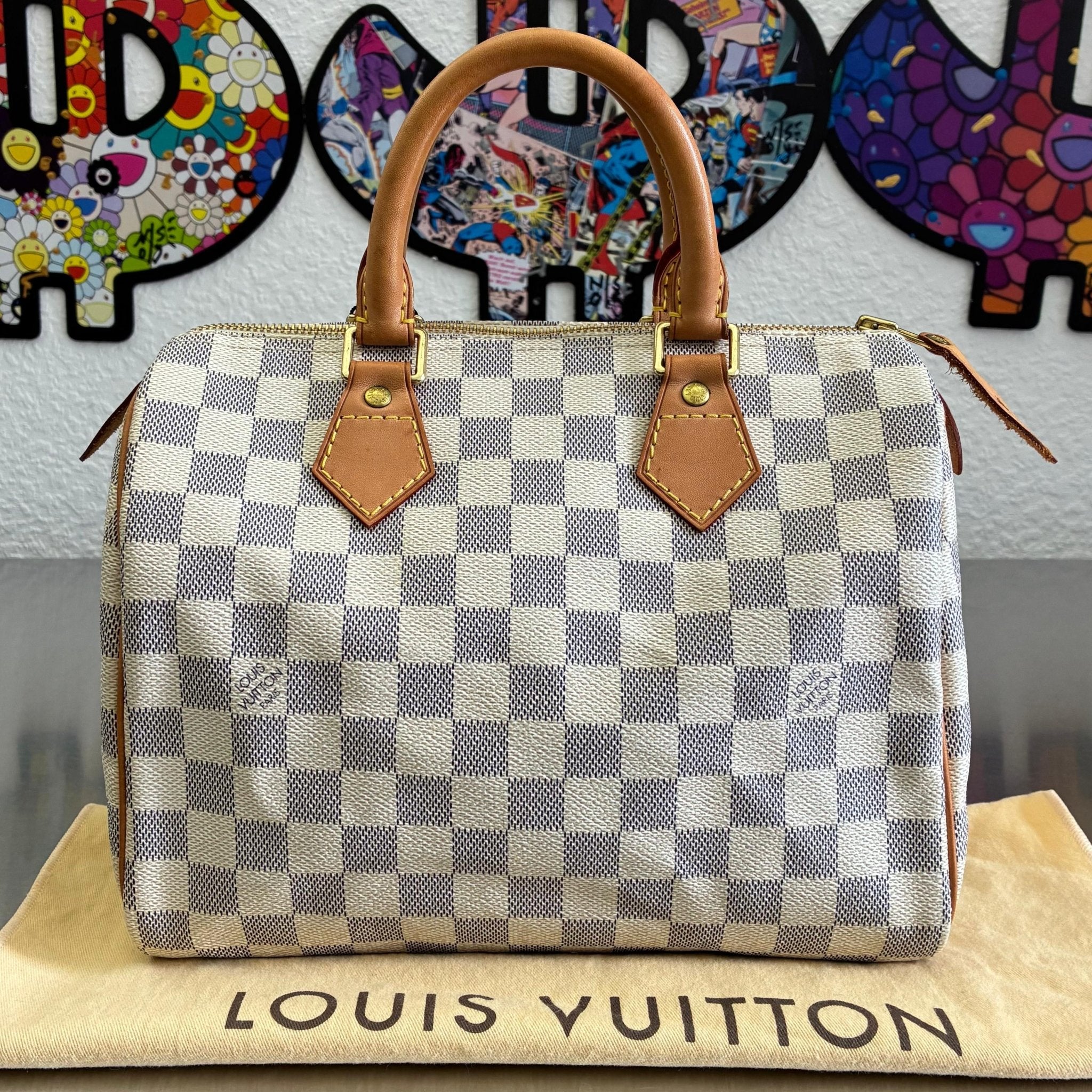 Louis Vuitton Speedy 25 Damier Azur