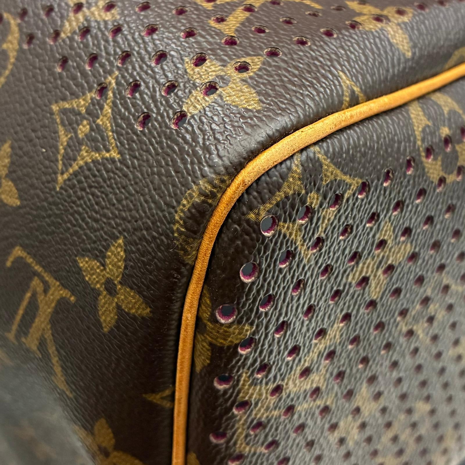 Louis Vuitton Speedy 30 Monogram Perforated Fuchsia Limited Edition