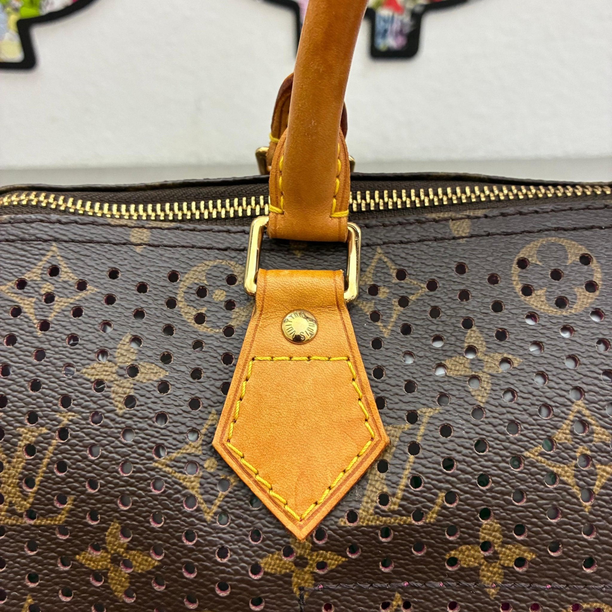Louis Vuitton Speedy 30 Monogram Perforated Fuchsia Limited Edition