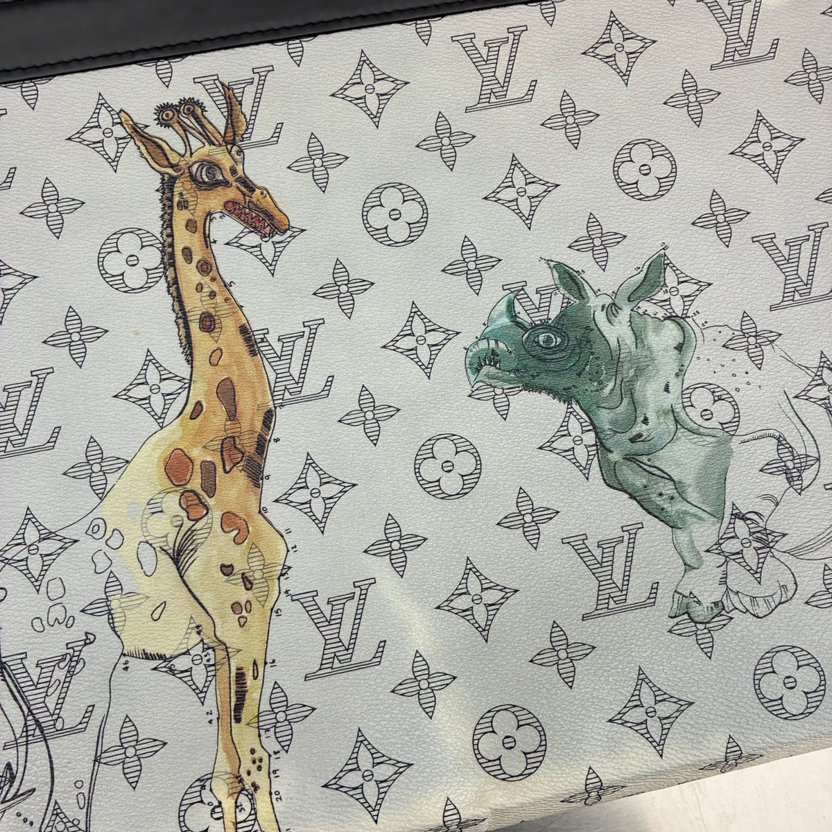 Louis Vuitton x Chapman Brothers Pochette Savane Monogram