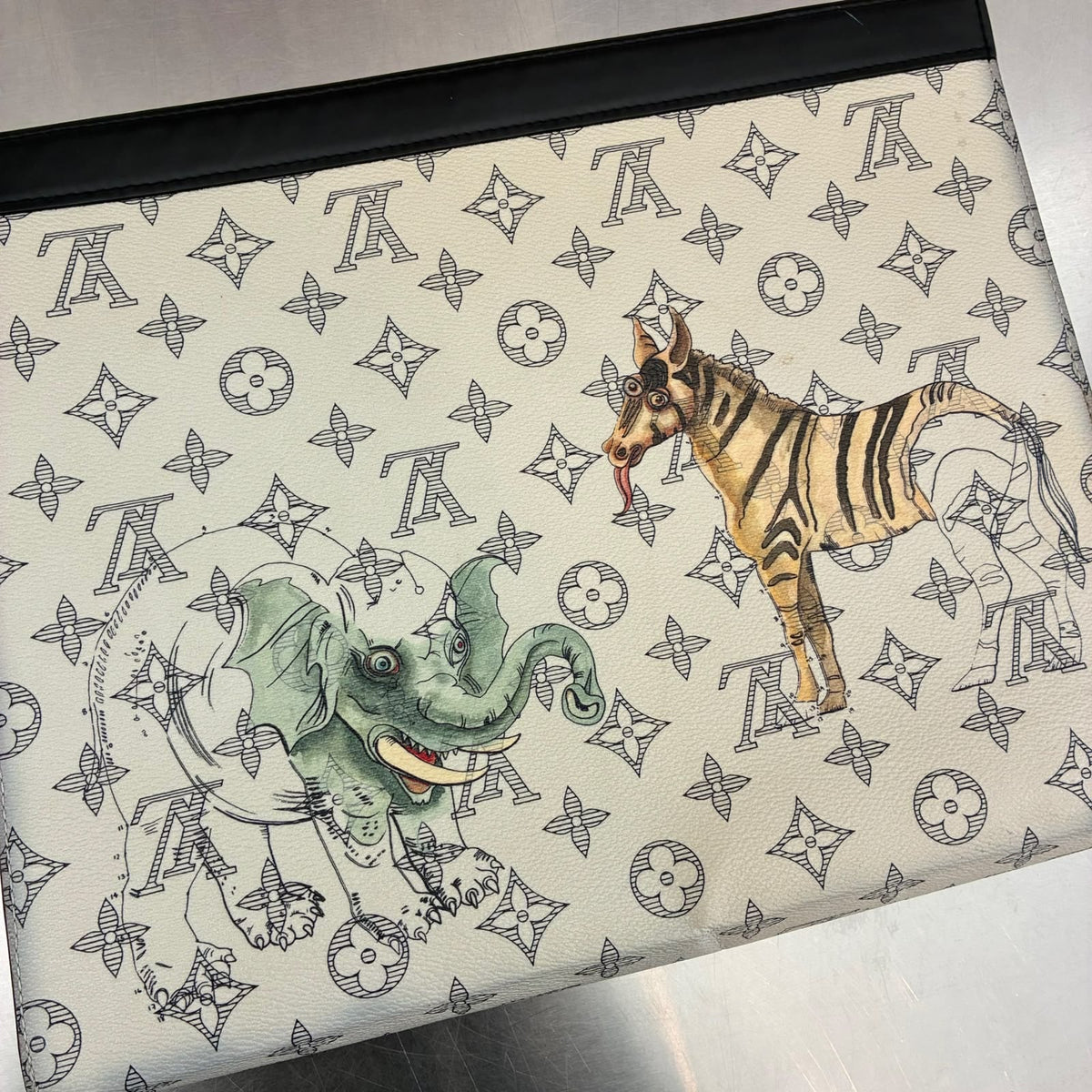 Louis Vuitton x Chapman Brothers Pochette Savane Monogram