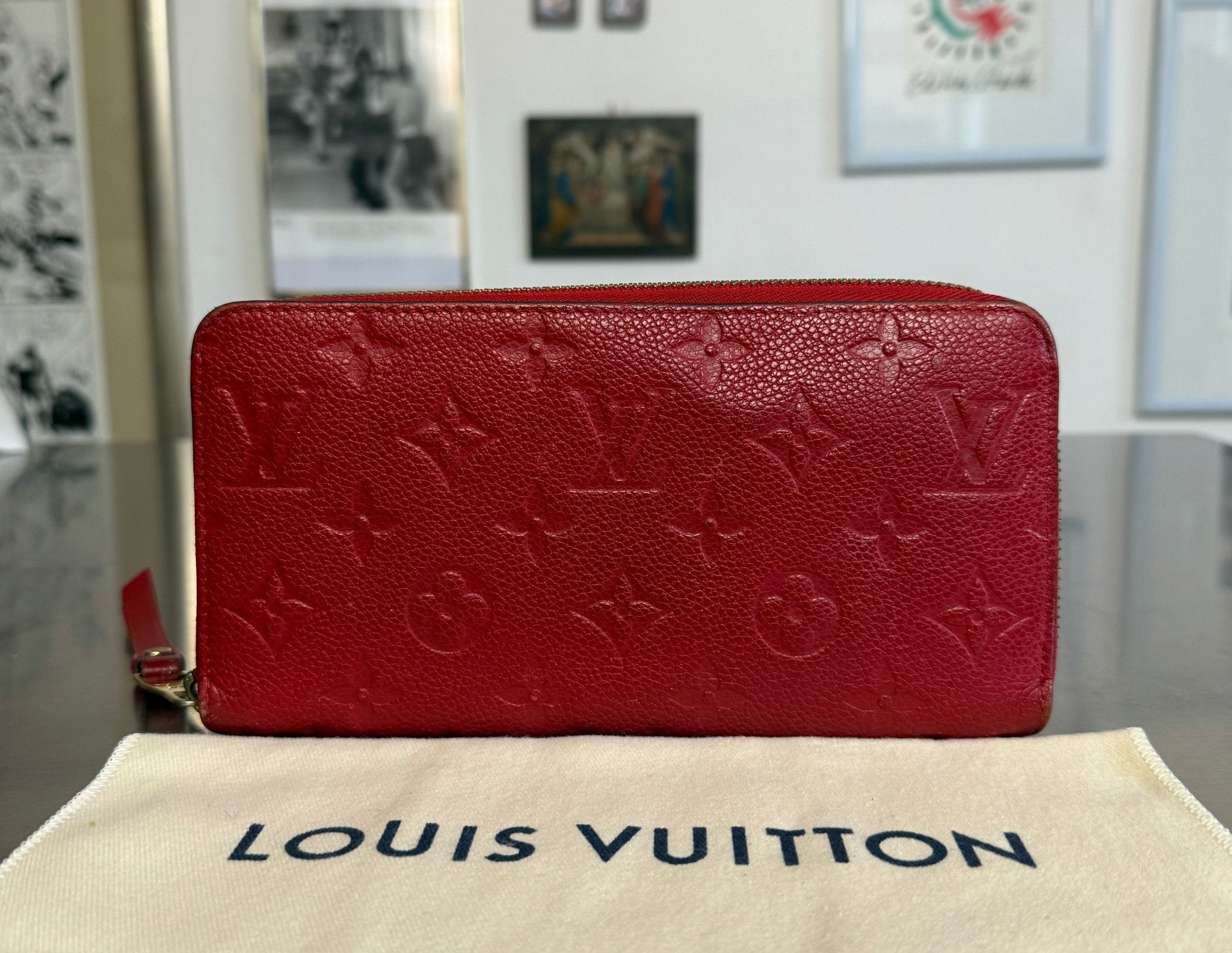 Louis Vuitton Zippy Monogram Empreinte Leder