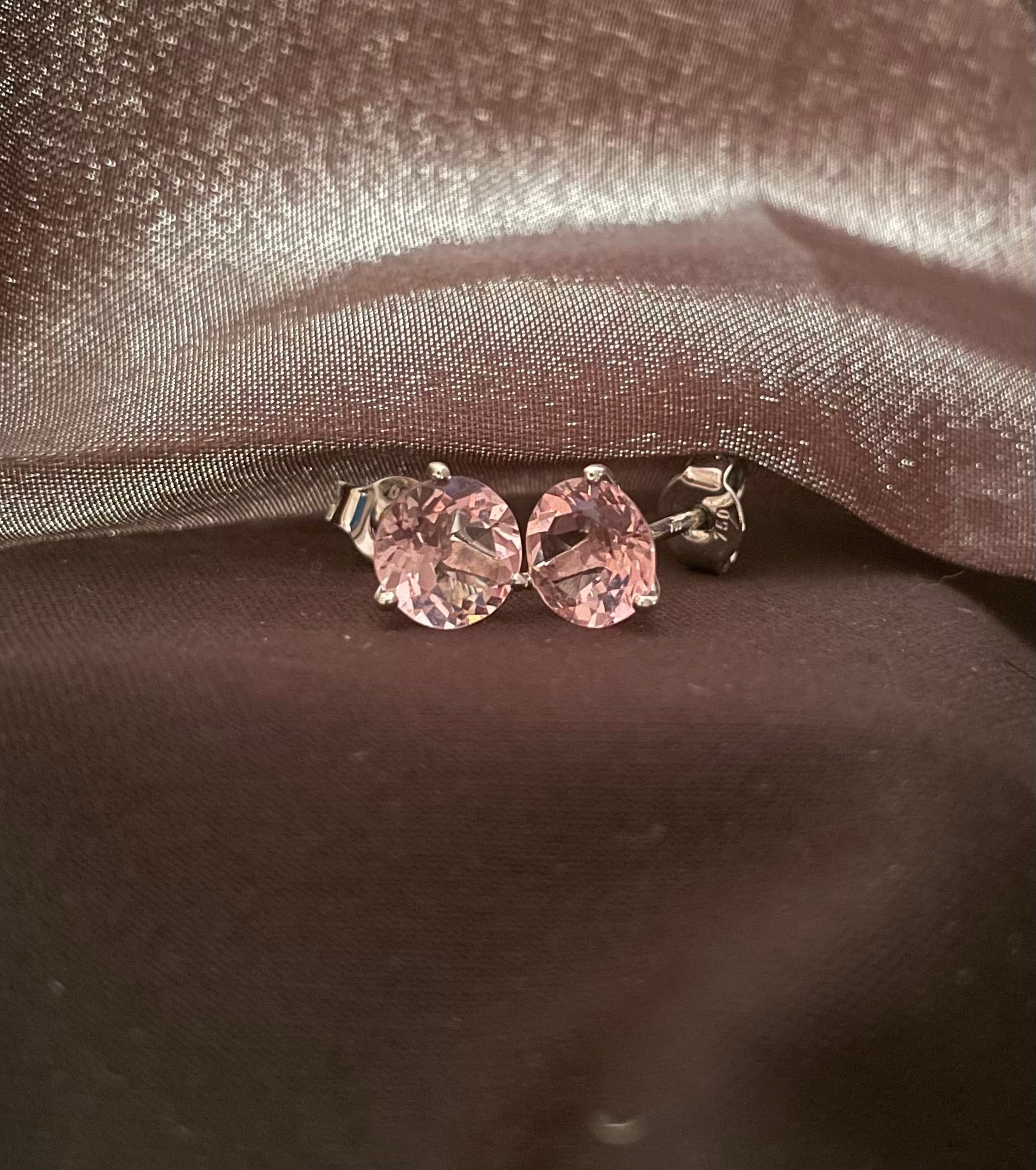 Morganit Ohrstecker Classics 750/ - Weißgold