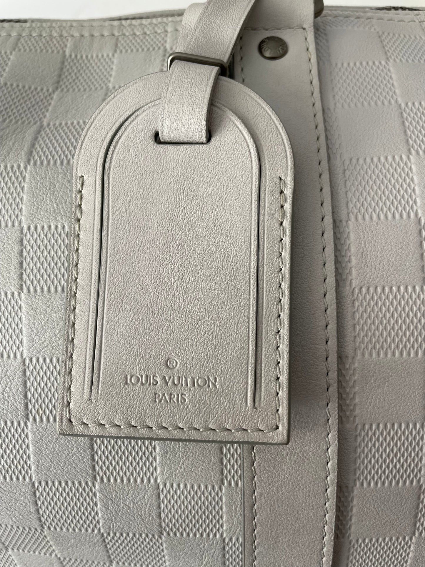 Louis Vuitton Keepall 45 Infini Damier Bandouliere Weiß