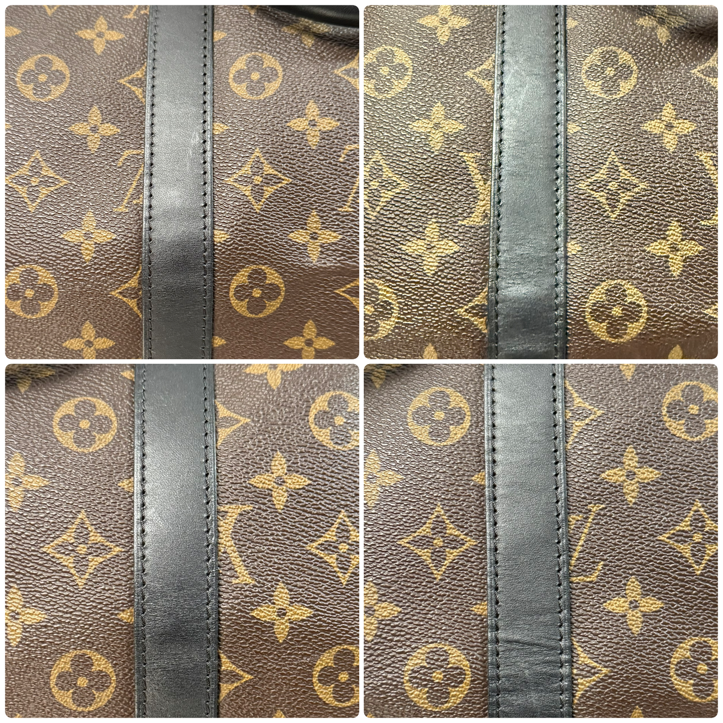 Louis Vuitton Keepall 55 Macassar Bandouliere