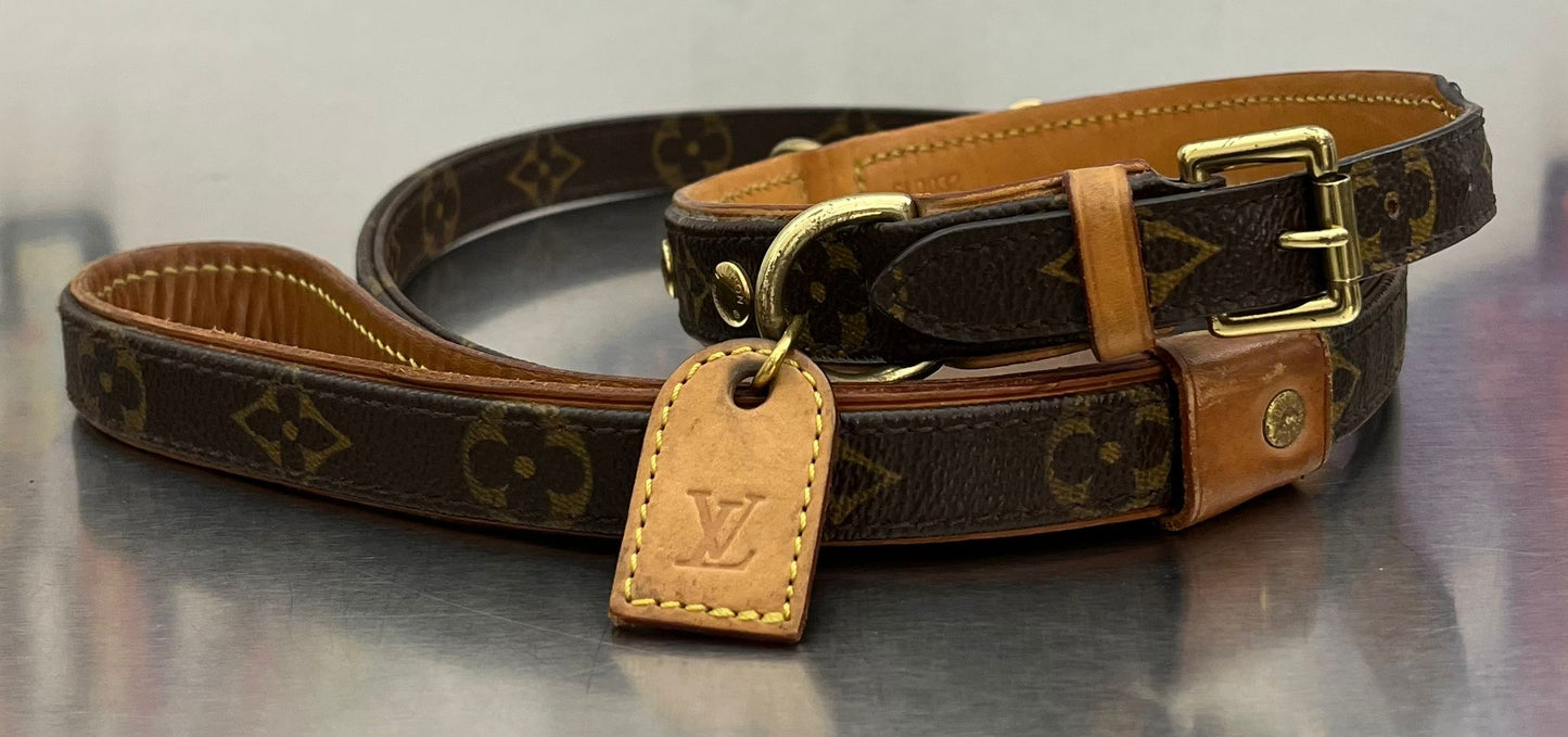 Louis Vuitton Baxter PM Leine mit Halsband