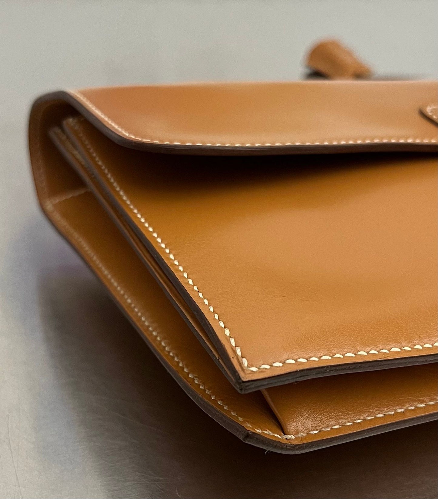 Hermès Jet Clutch Natural