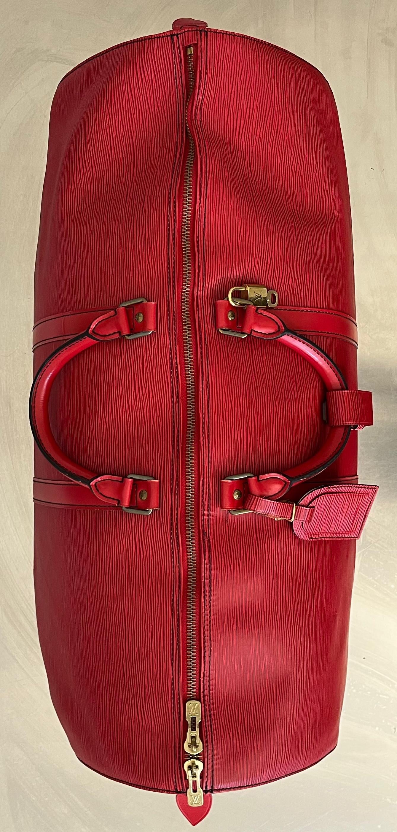 Louis Vuitton Keepall 60 Epi Leder