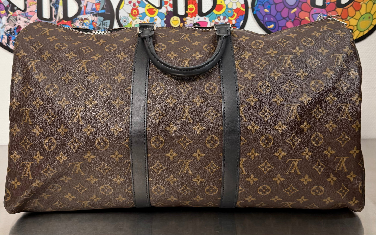 Louis Vuitton Keepall 55 Macassar Bandouliere