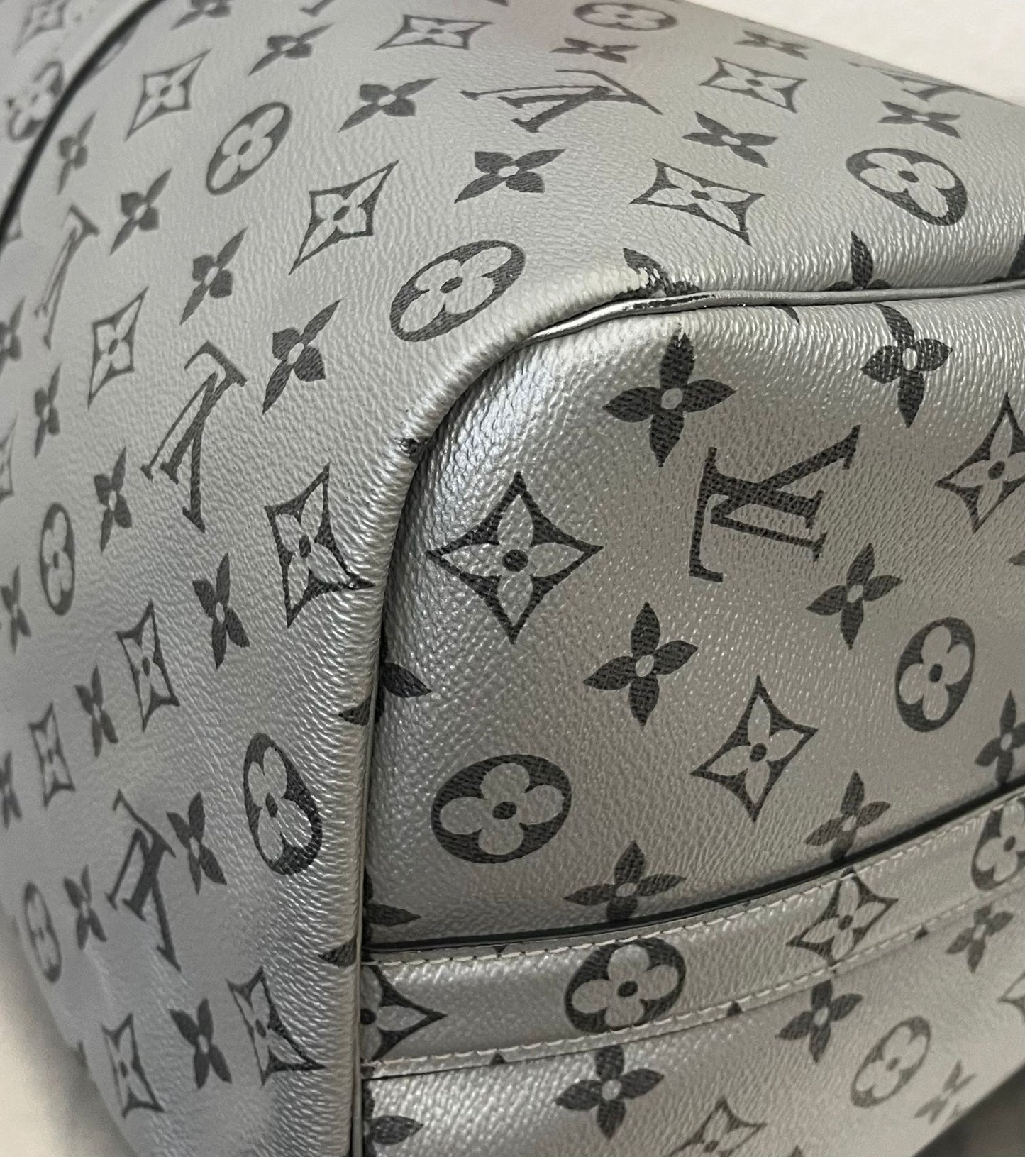 Louis Vuitton Keepall 50 Bandouliere Silver - Limitiertes Modell