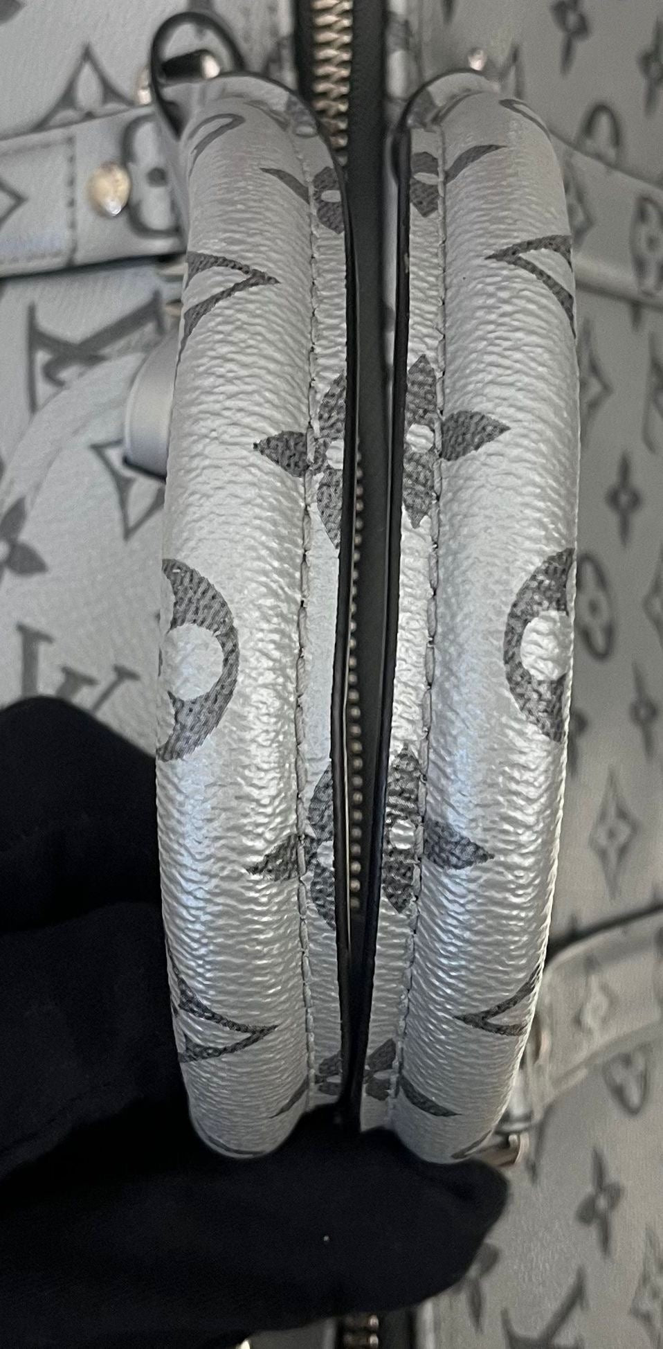 Louis Vuitton Keepall 50 Bandouliere Silver - Limitiertes Modell