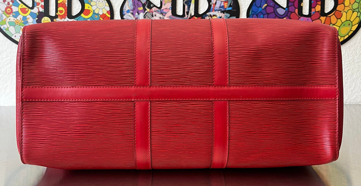 Louis Vuitton Keepall 45 Epi Leder