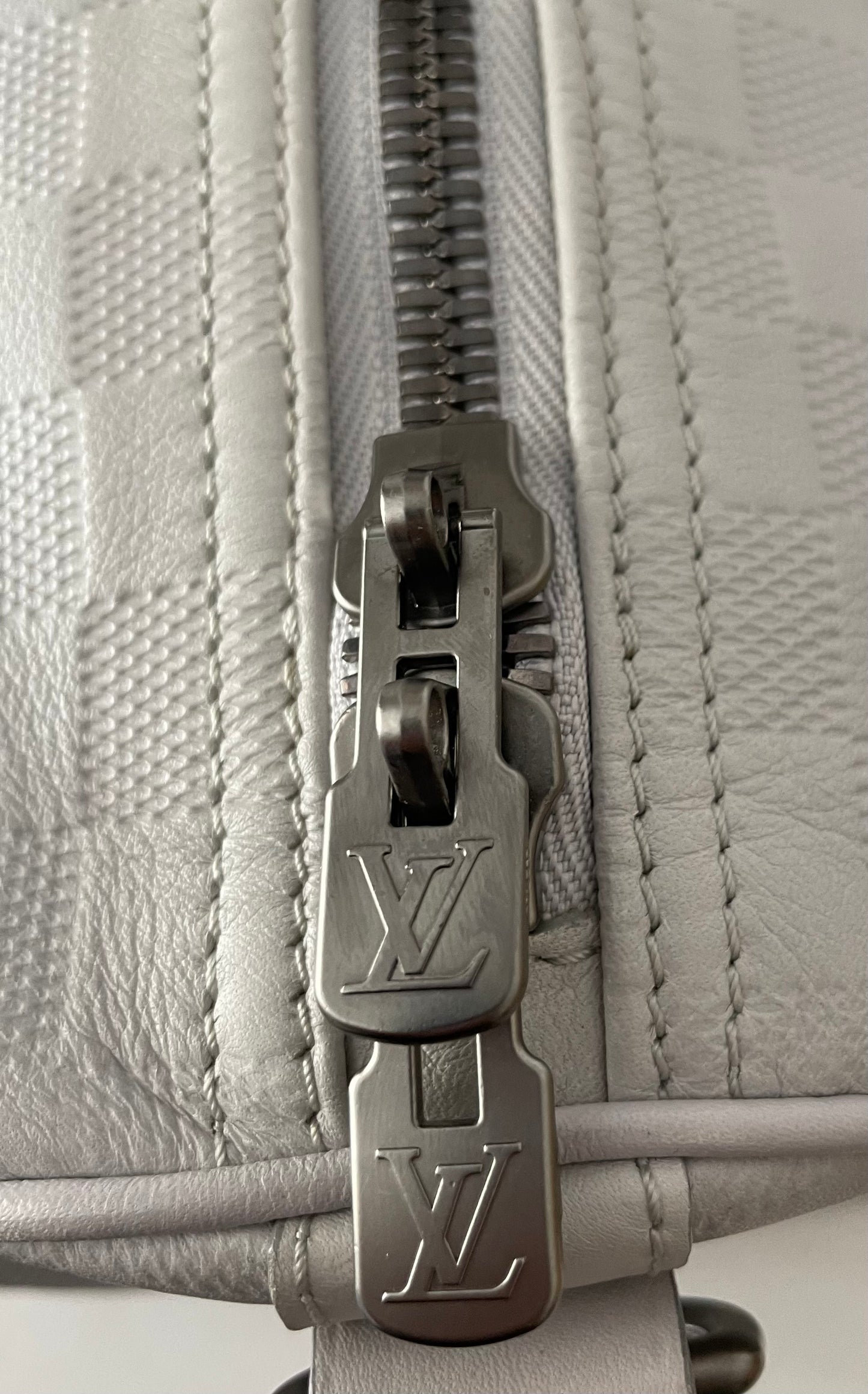 Louis Vuitton Keepall 45 Infini Damier Bandouliere Weiß