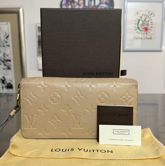 Louis Vuitton Zippy Monogram Empreinte Leder