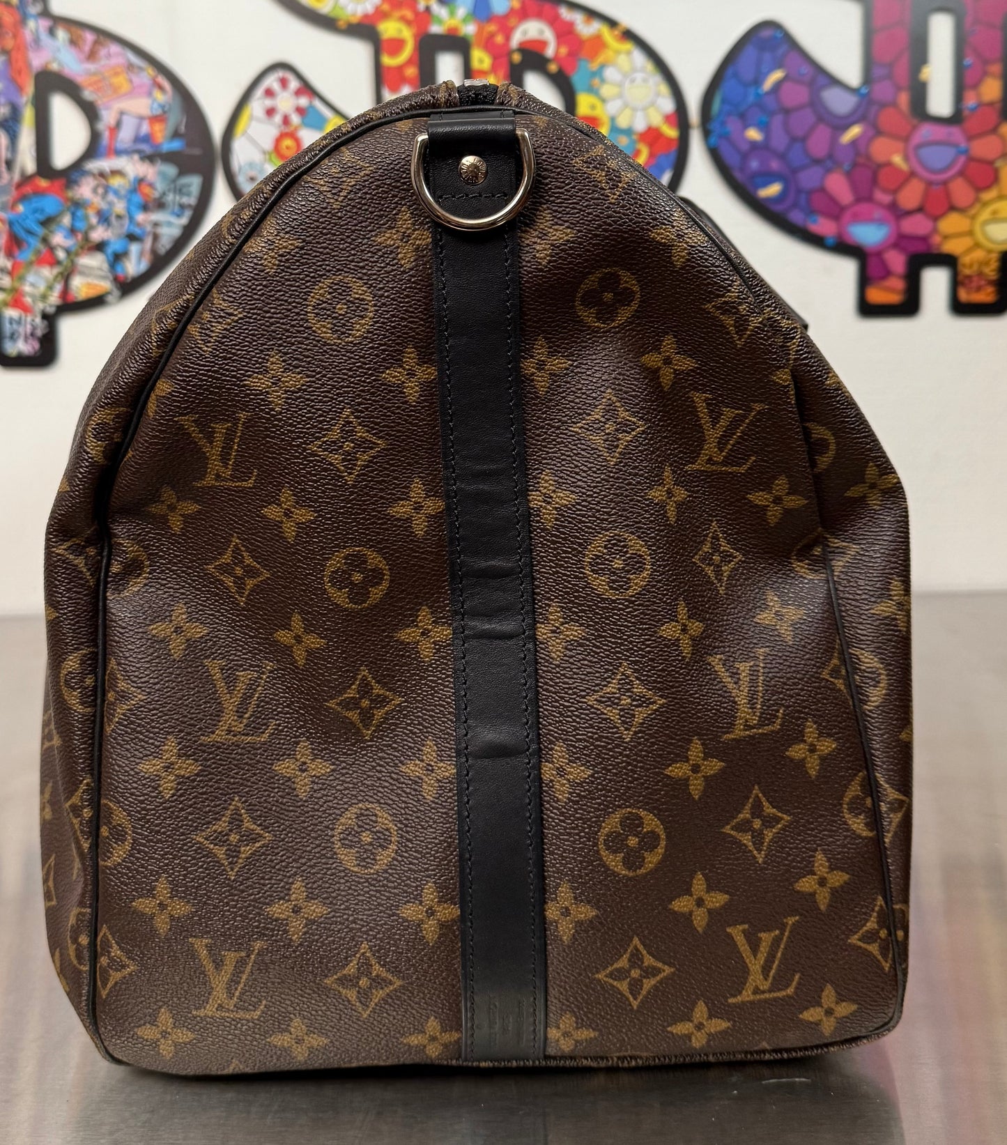 Louis Vuitton Keepall 55 Macassar Bandouliere