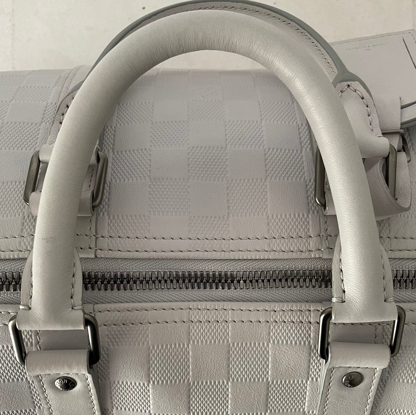 Louis Vuitton Keepall 45 Infini Damier Bandouliere Weiß