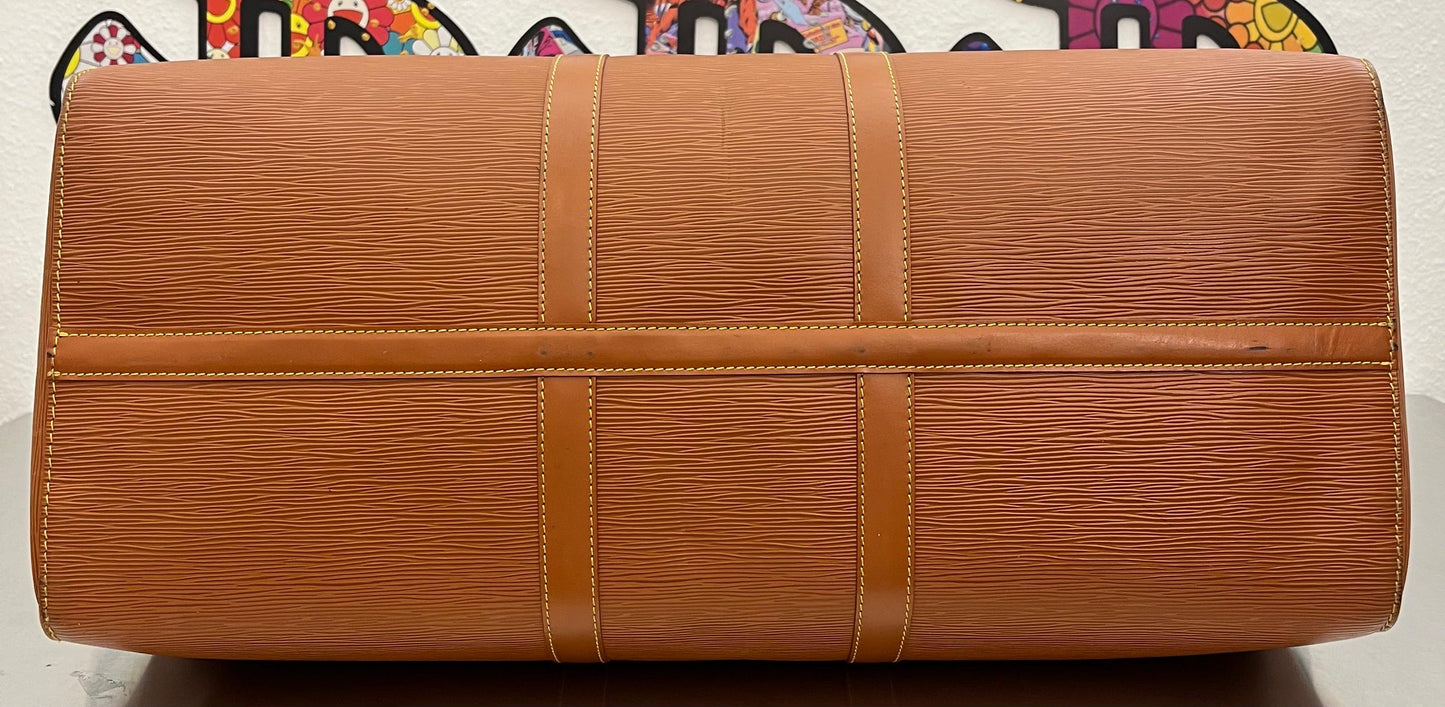 Louis Vuitton Keepall 55 Epi Leder