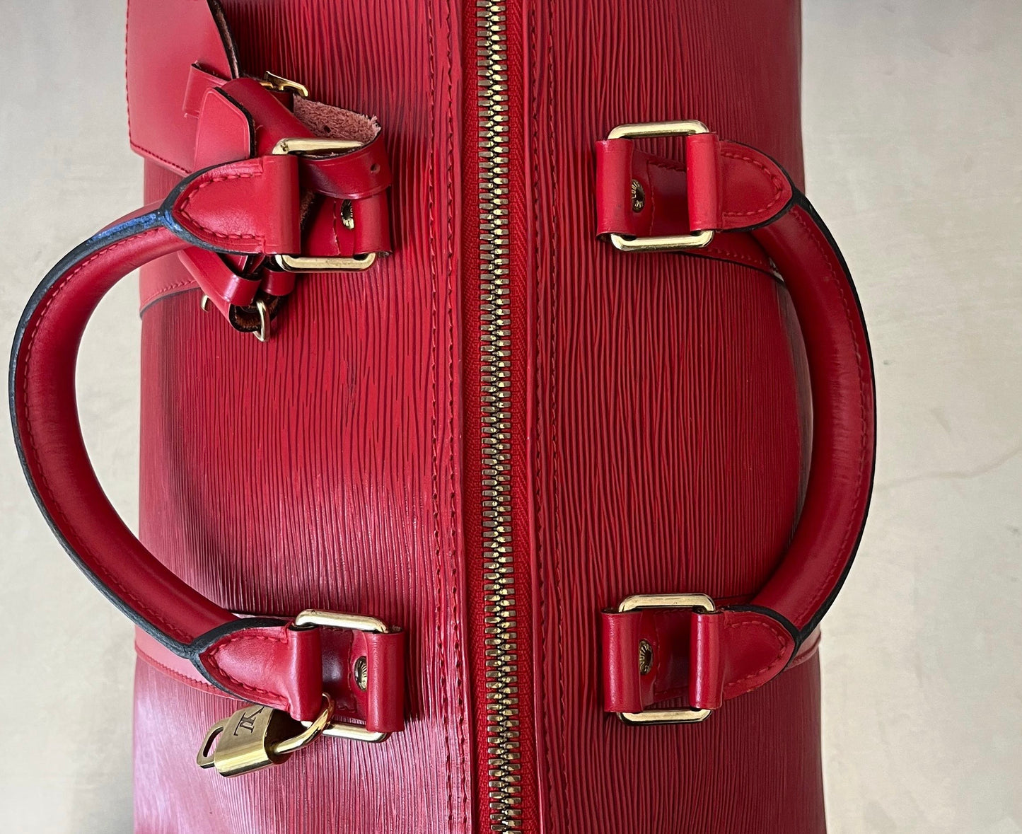Louis Vuitton Keepall 45 Epi Leder