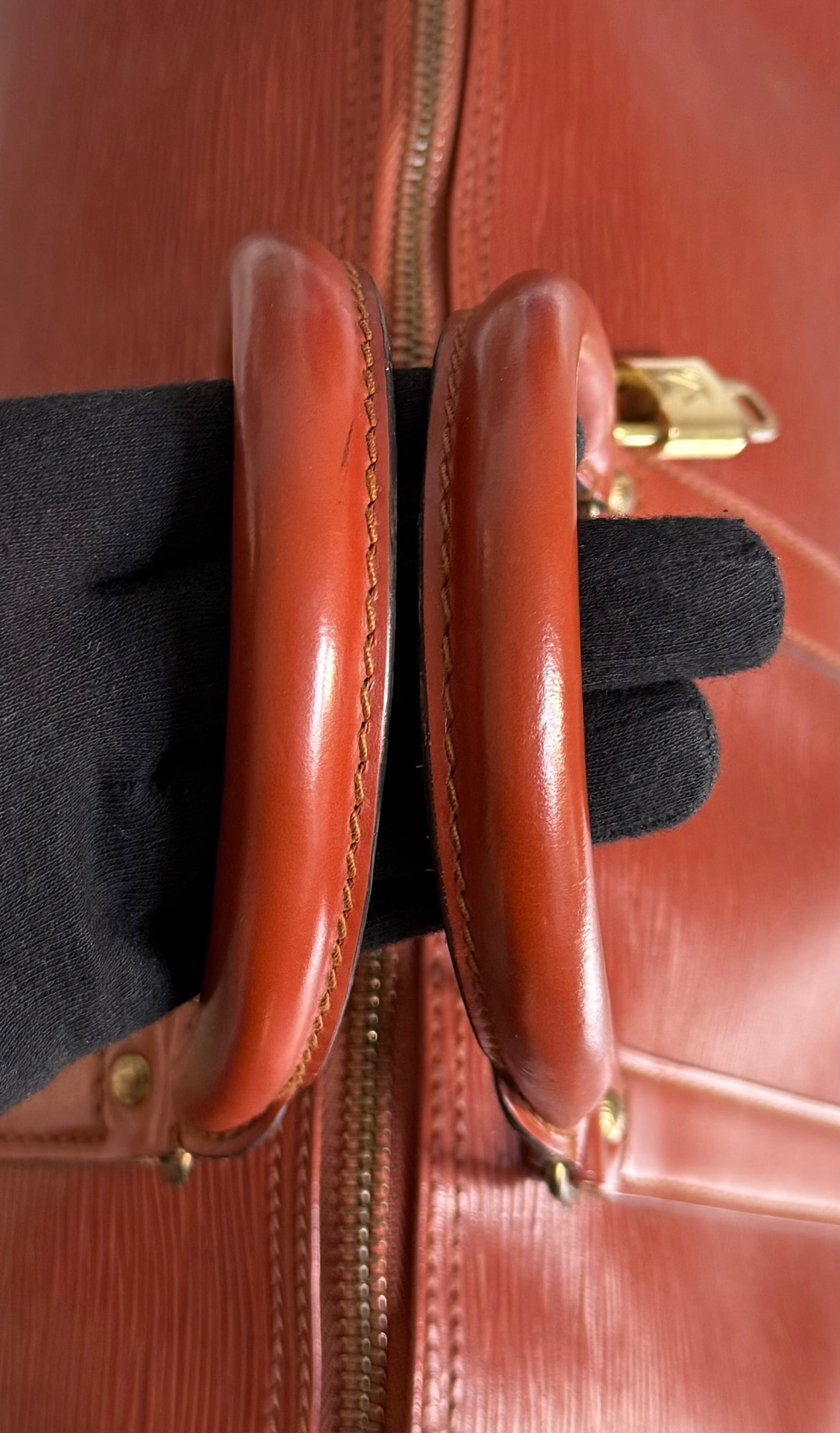 Louis Vuitton Keepall 45 Epi Leder
