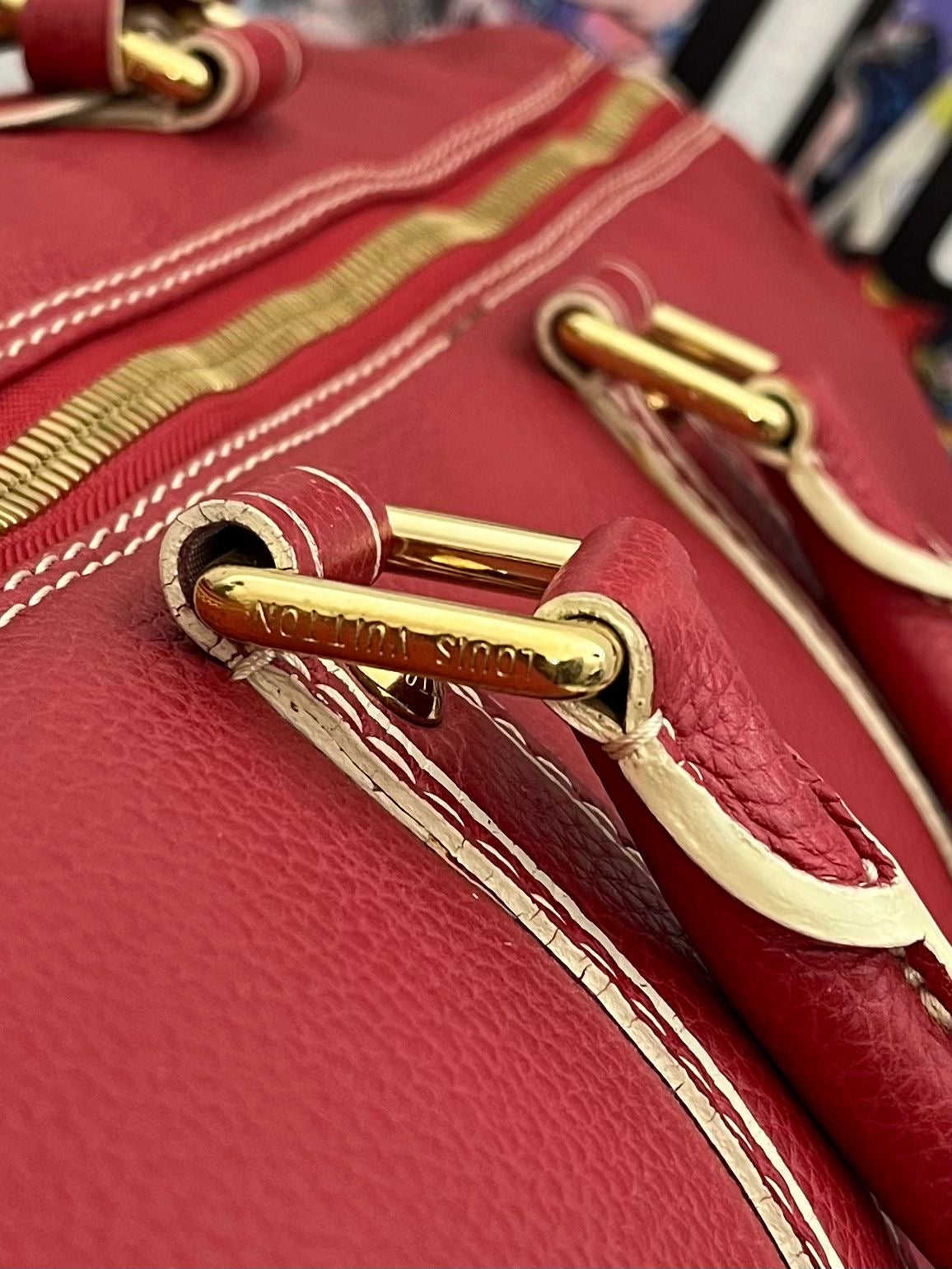 Louis Vuitton Keepall 50 Tobago Leder