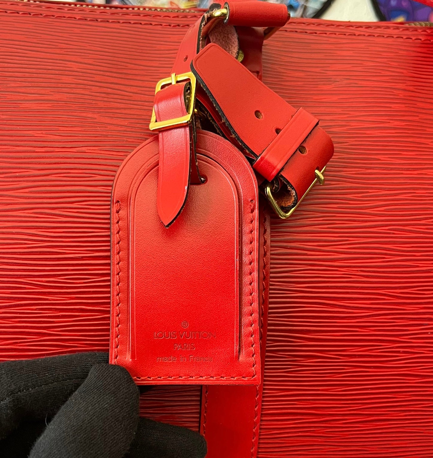 Louis Vuitton Keepall 45 Epi Leder
