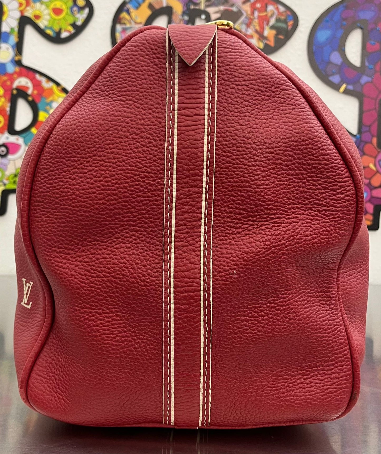 Louis Vuitton Keepall 50 Tobago Leder