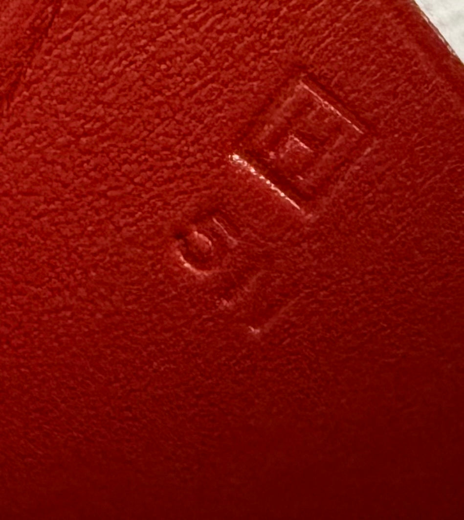 Hermès Geldbörse Béarn Rouge Vif Box Calf