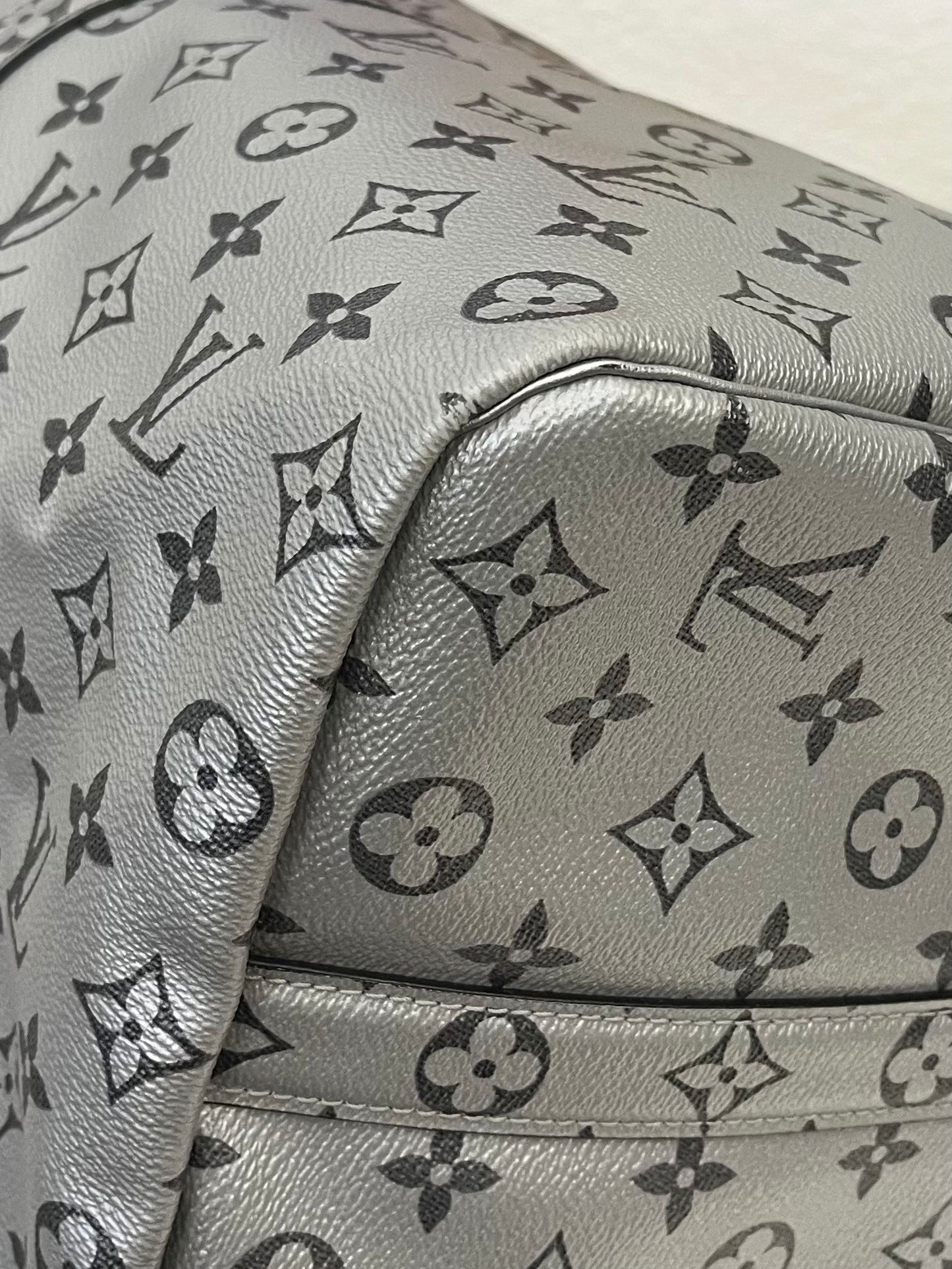 Louis Vuitton Keepall 50 Bandouliere Silver - Limitiertes Modell