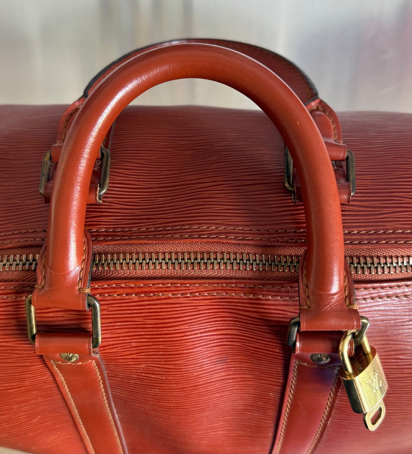 Louis Vuitton Keepall 45 Epi Leder
