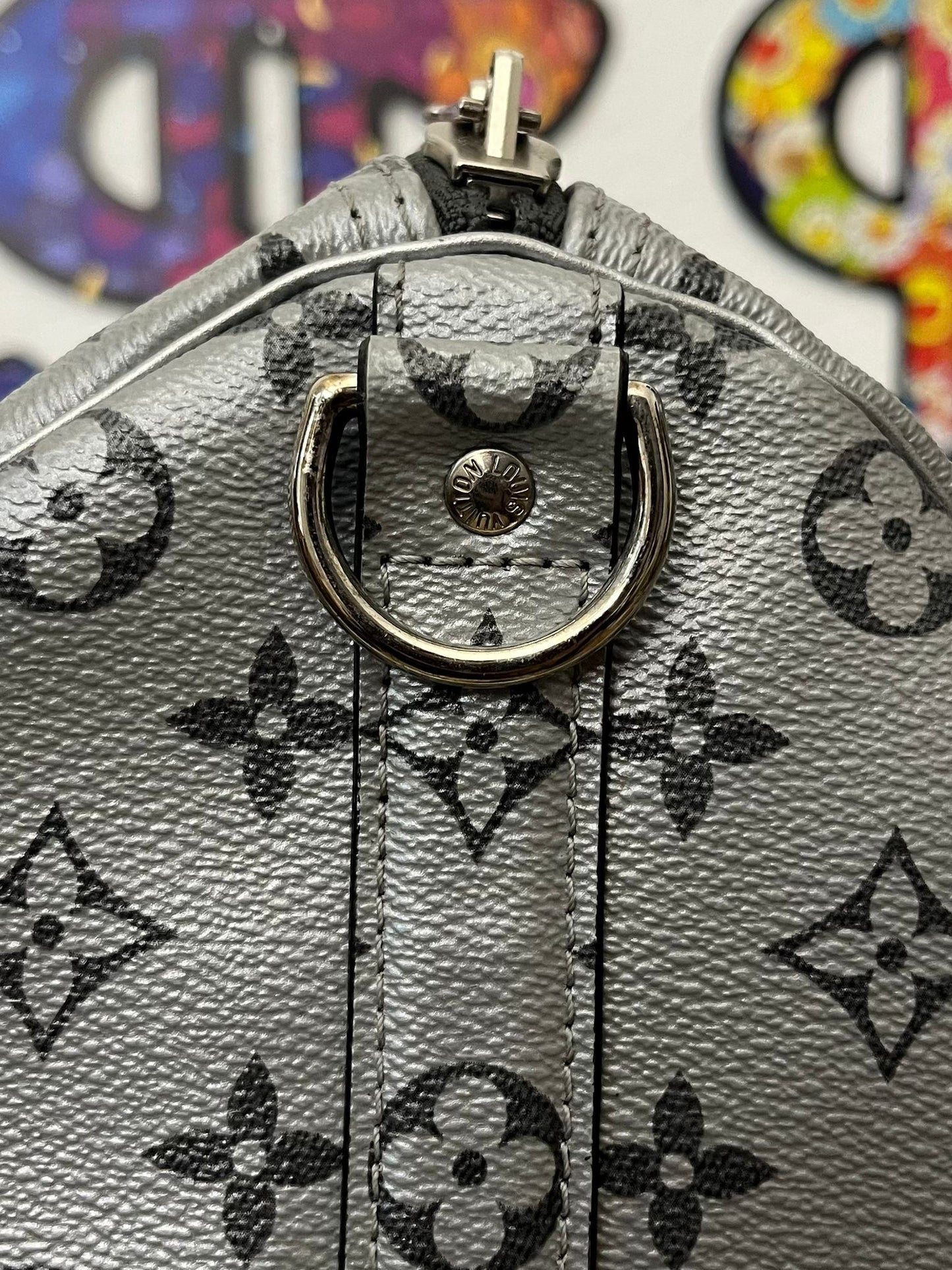 Louis Vuitton Keepall 50 Bandouliere Silver - Limitiertes Modell