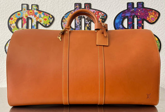 Louis Vuitton Keepall 65 Special Order Nomad Leder