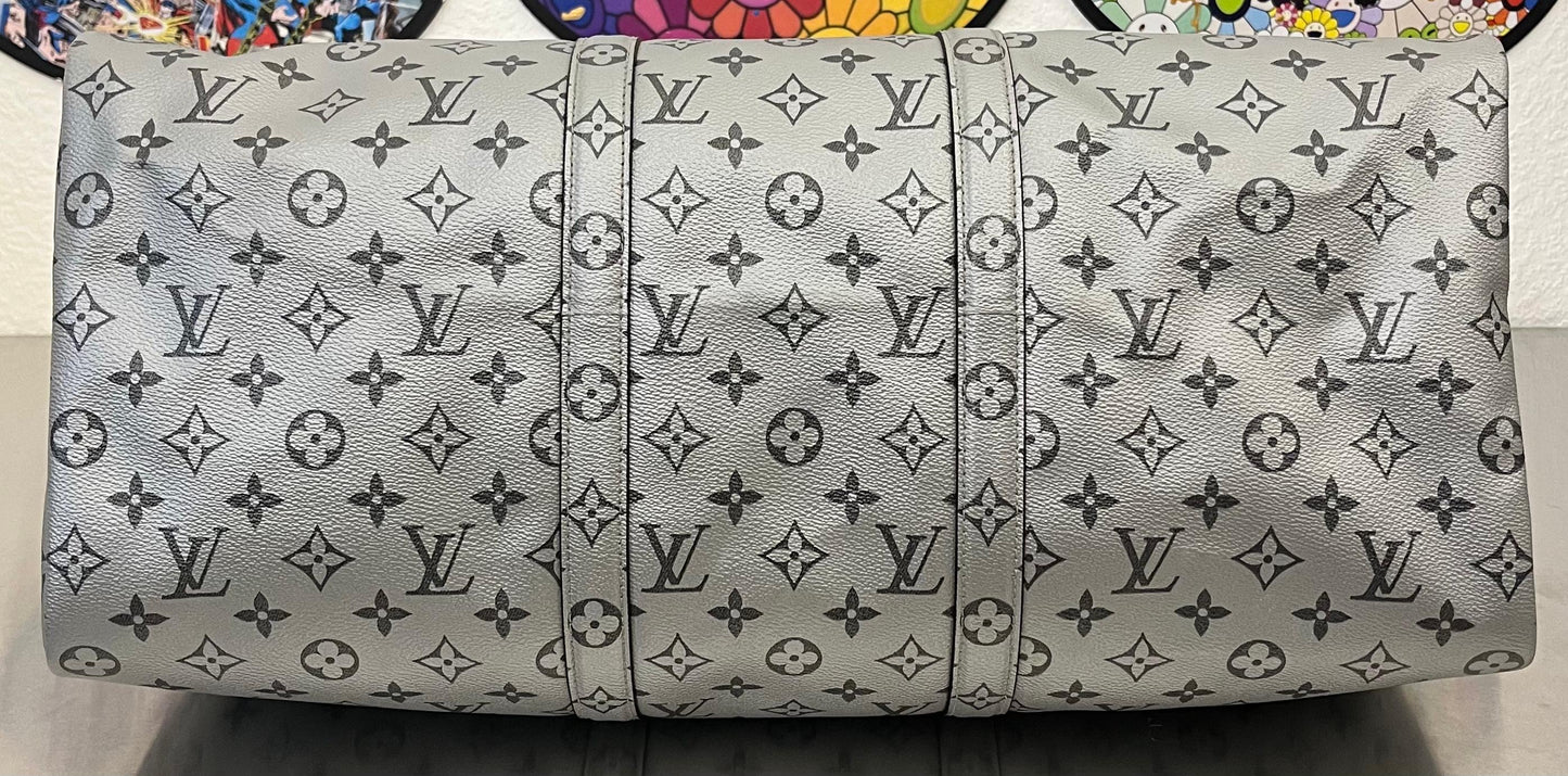 Louis Vuitton Keepall 50 Bandouliere Silver - Limitiertes Modell