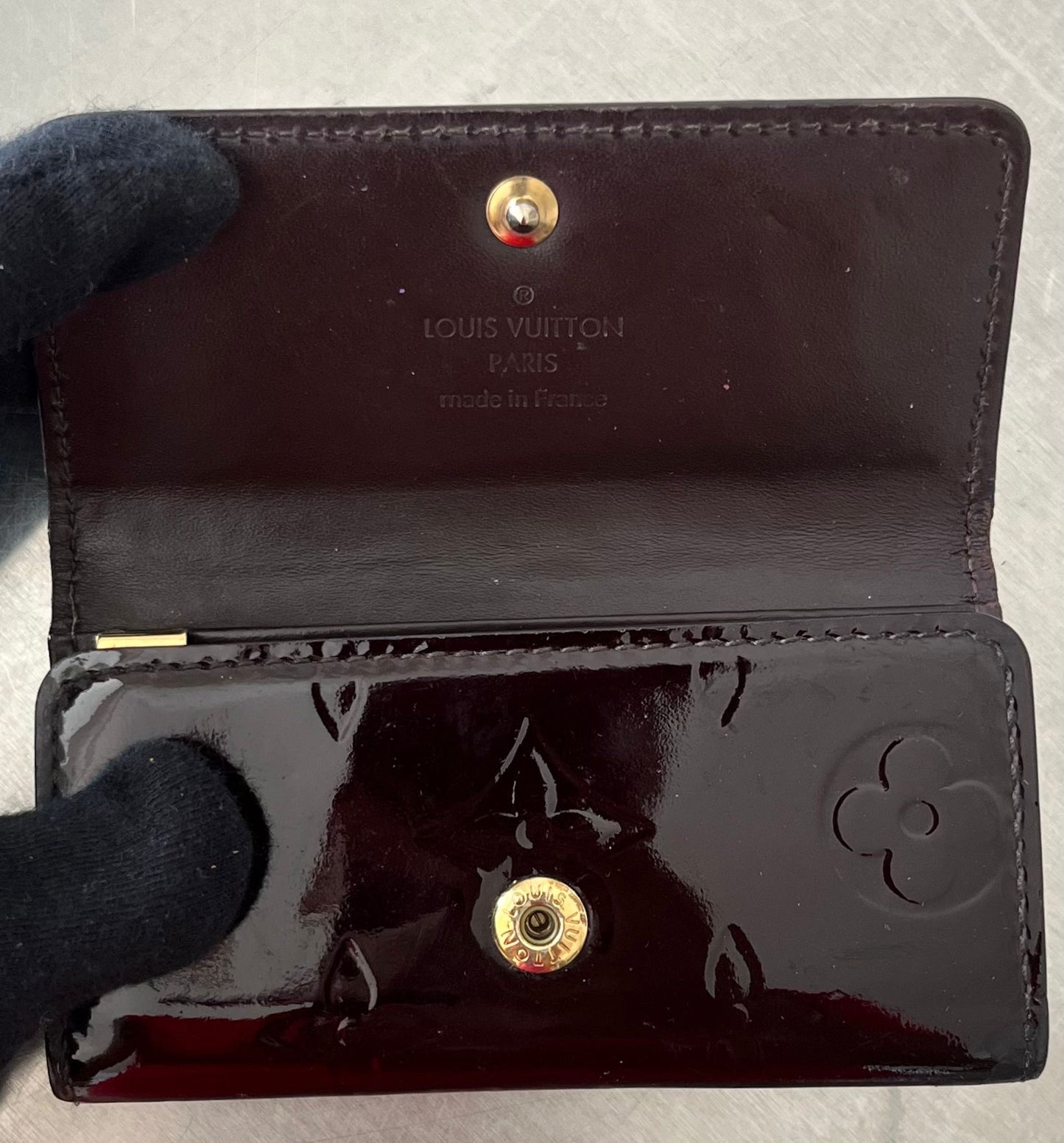 Louis Vuitton Schlüssel Etui (Lackleder)