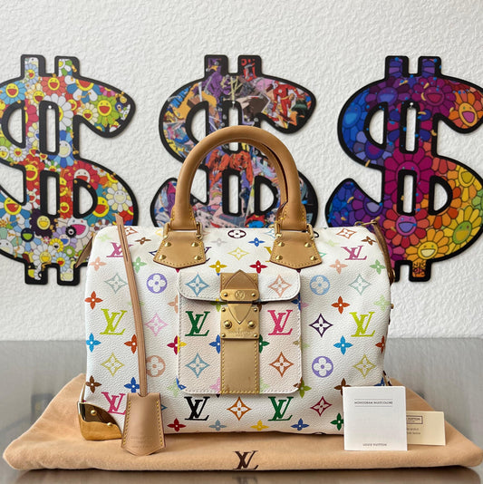 Louis Vuitton Speedy 30 Multicolor x Takashi Murakami