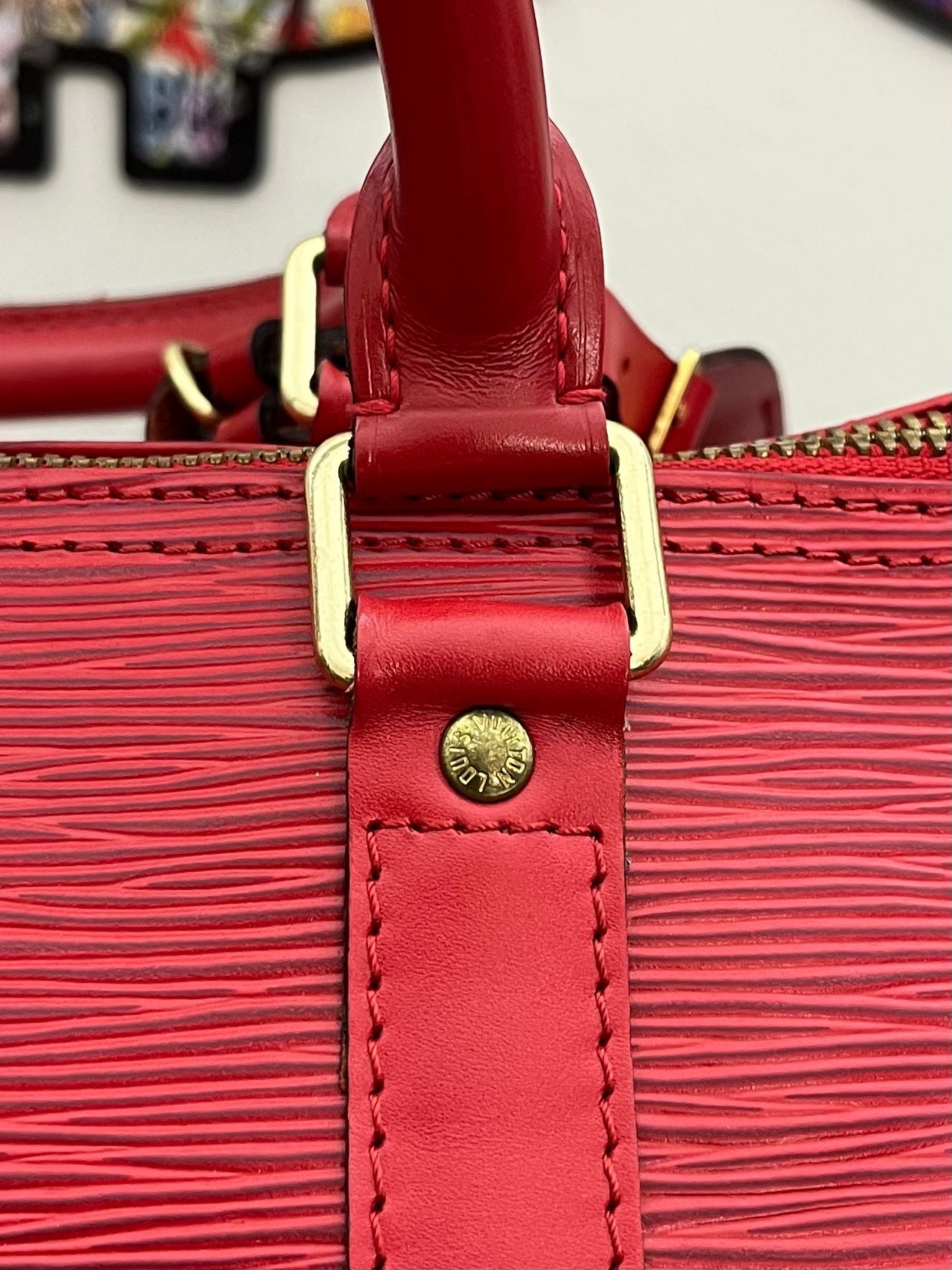 Louis Vuitton Keepall 45 Epi Leder