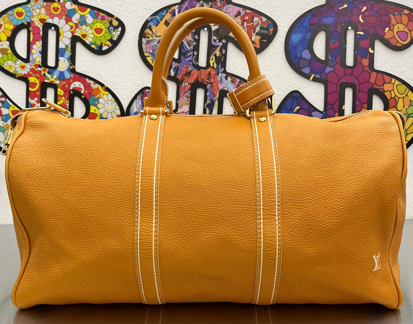 Louis Vuitton Keepall 50 Tobago Leder