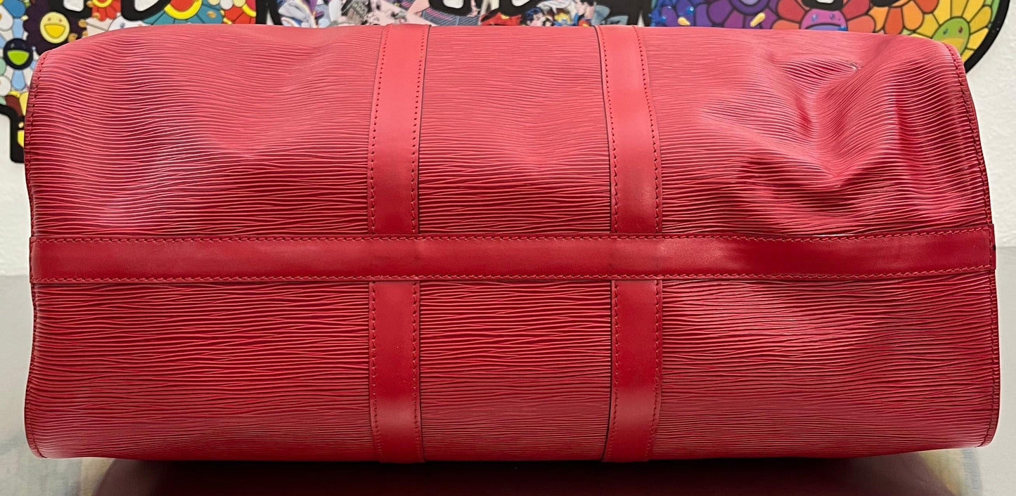 Louis Vuitton Keepall 45 Epi Leder