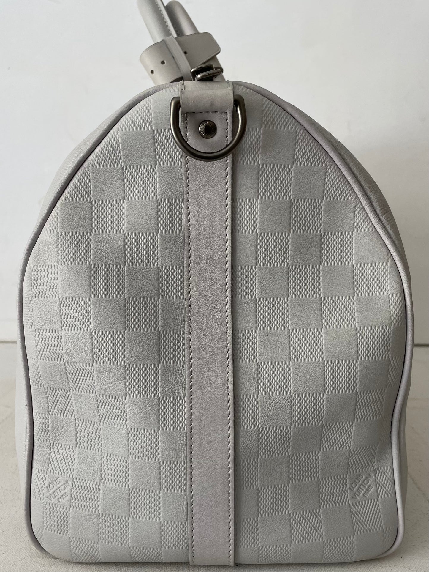 Louis Vuitton Keepall 45 Infini Damier Bandouliere Weiß