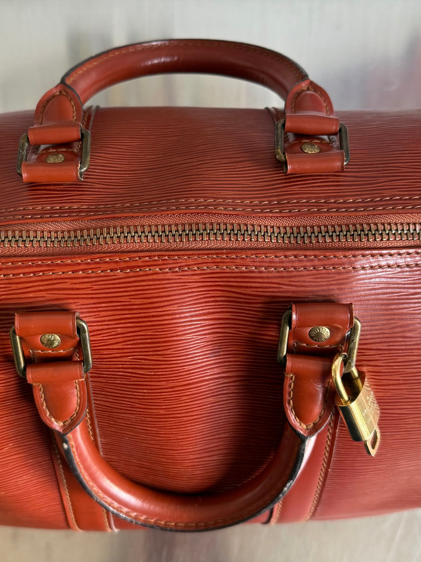 Louis Vuitton Keepall 45 Epi Leder