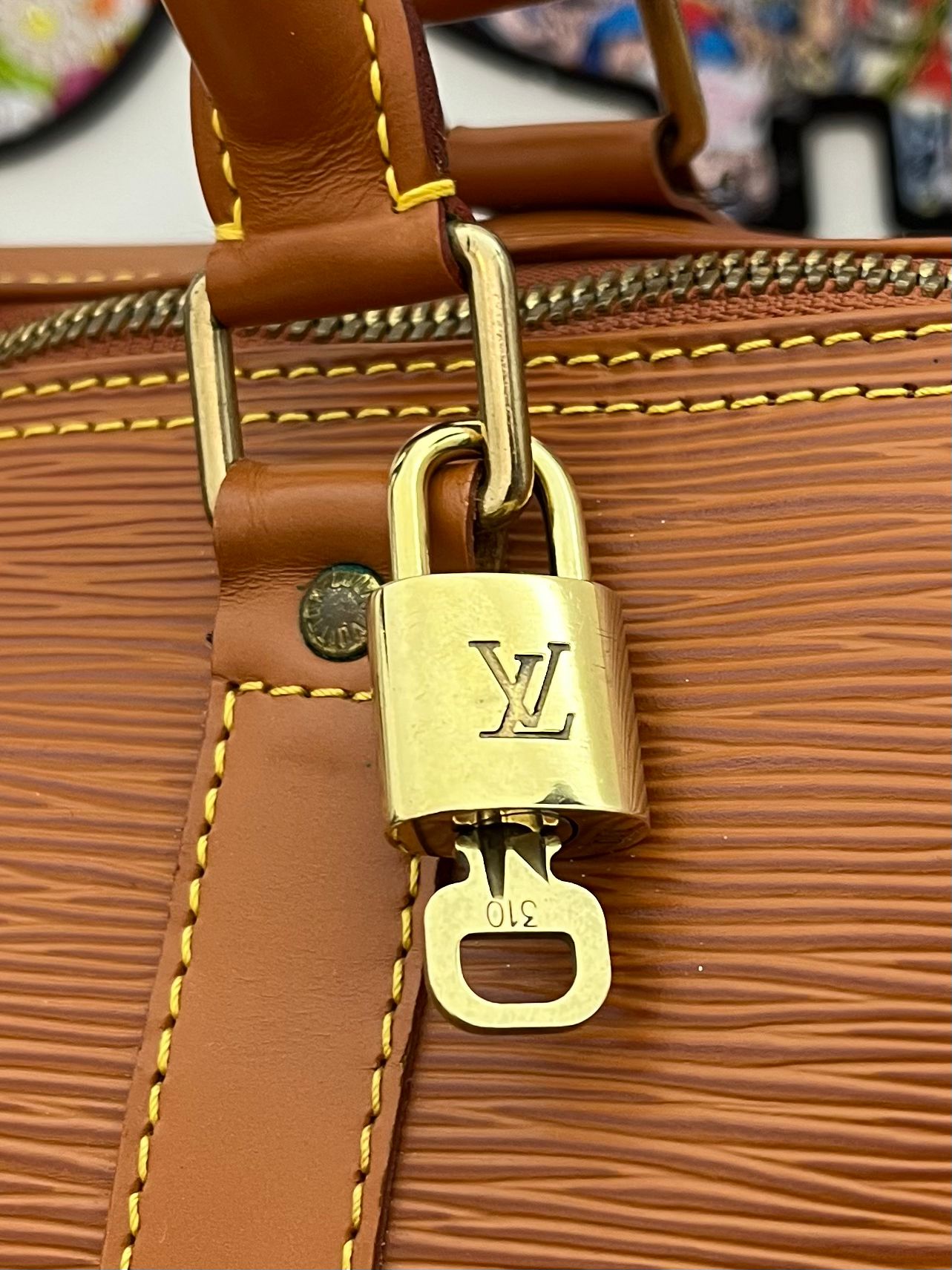 Louis Vuitton Keepall 55 Epi Leder