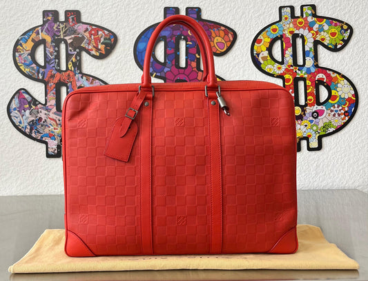 Louis Vuitton Infini Damier Porte Documents Voyage