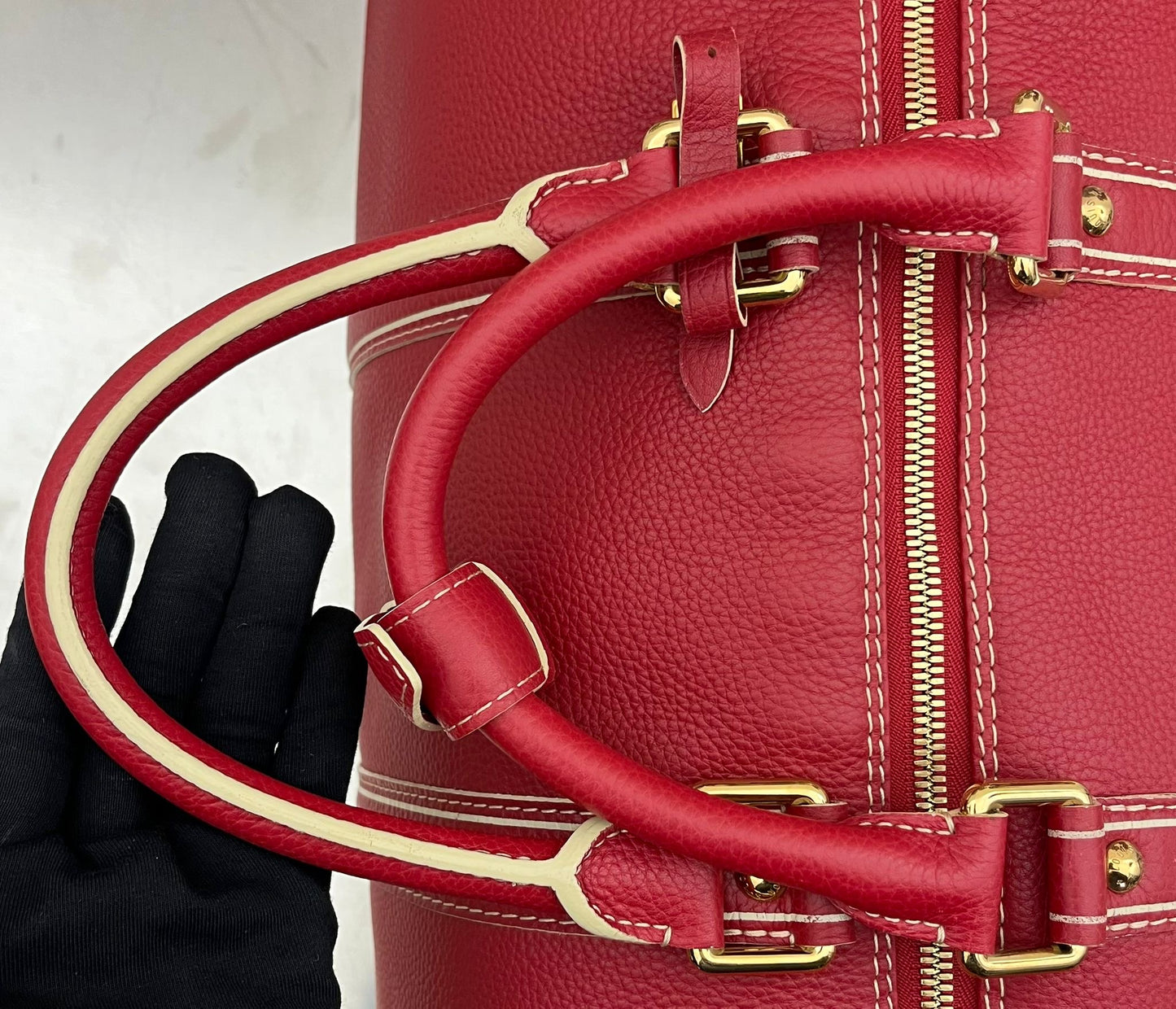 Louis Vuitton Keepall 50 Tobago Leder