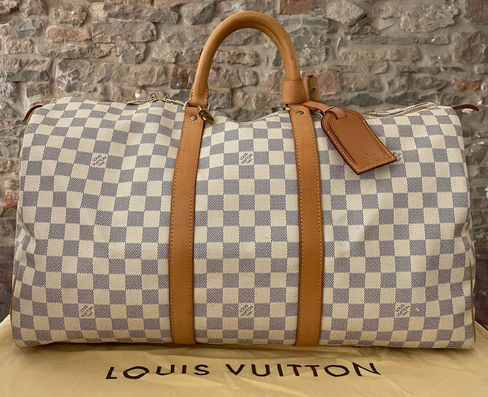 Louis Vuitton Keepall 50 Damier Azur – Noble Art Of Living by