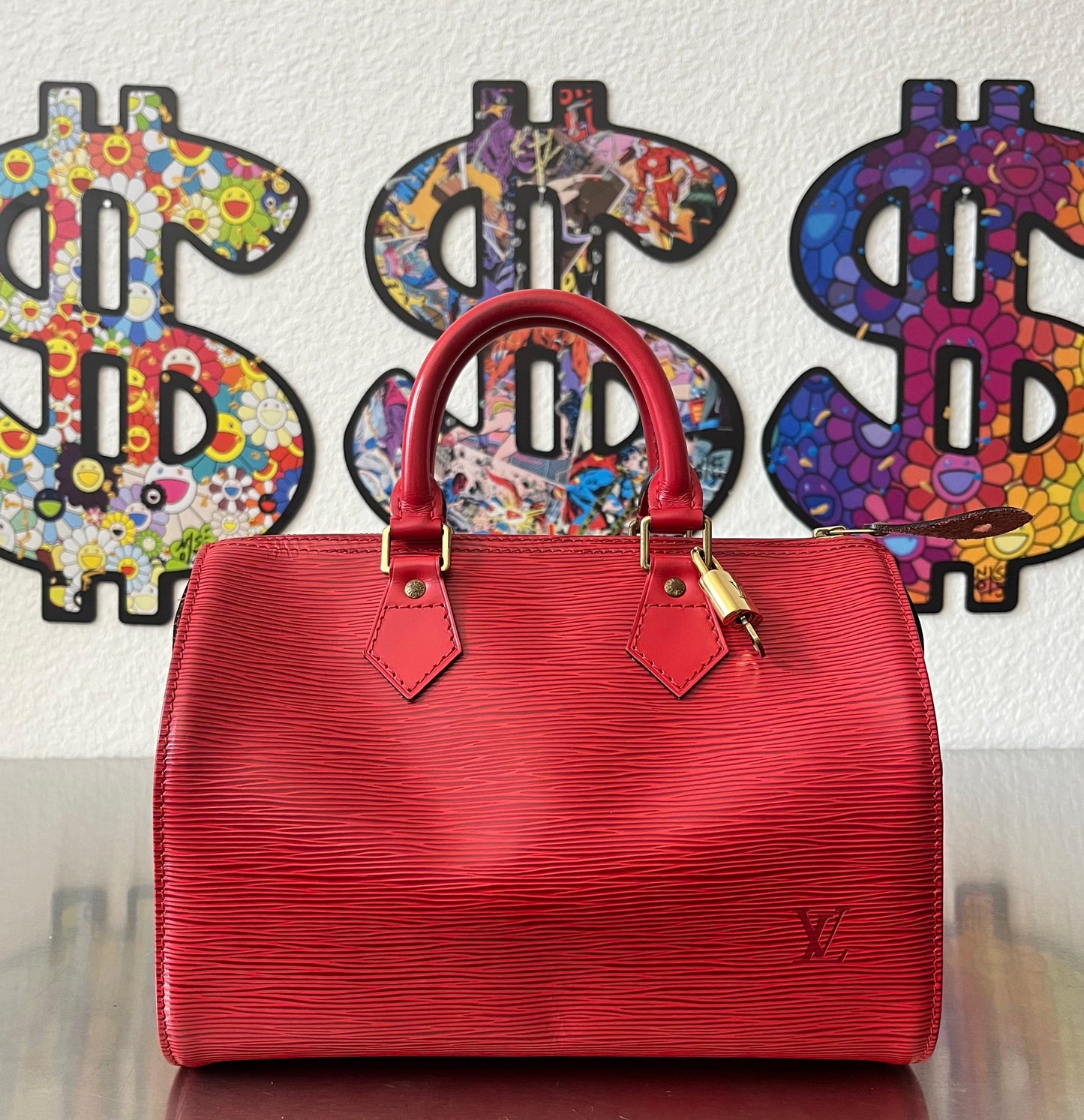 Louis Vuitton Speedy 25 Epi Leder