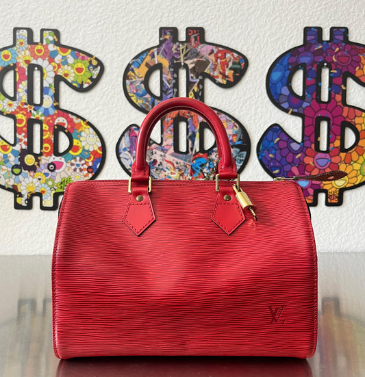 Louis Vuitton Speedy 25 Epi Leder