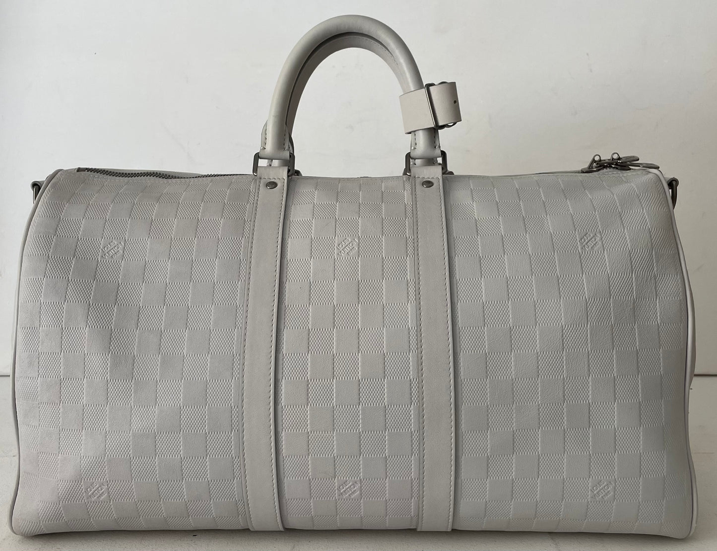 Louis Vuitton Keepall 45 Infini Damier Bandouliere Weiß