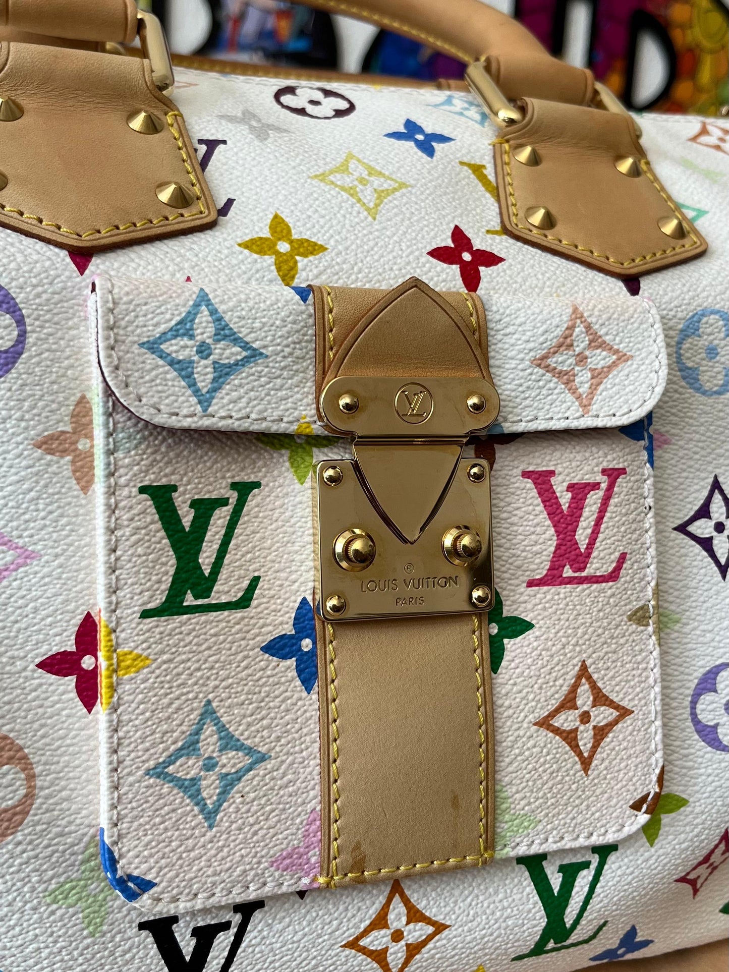 Louis Vuitton Speedy 30 Multicolor x Takashi Murakami