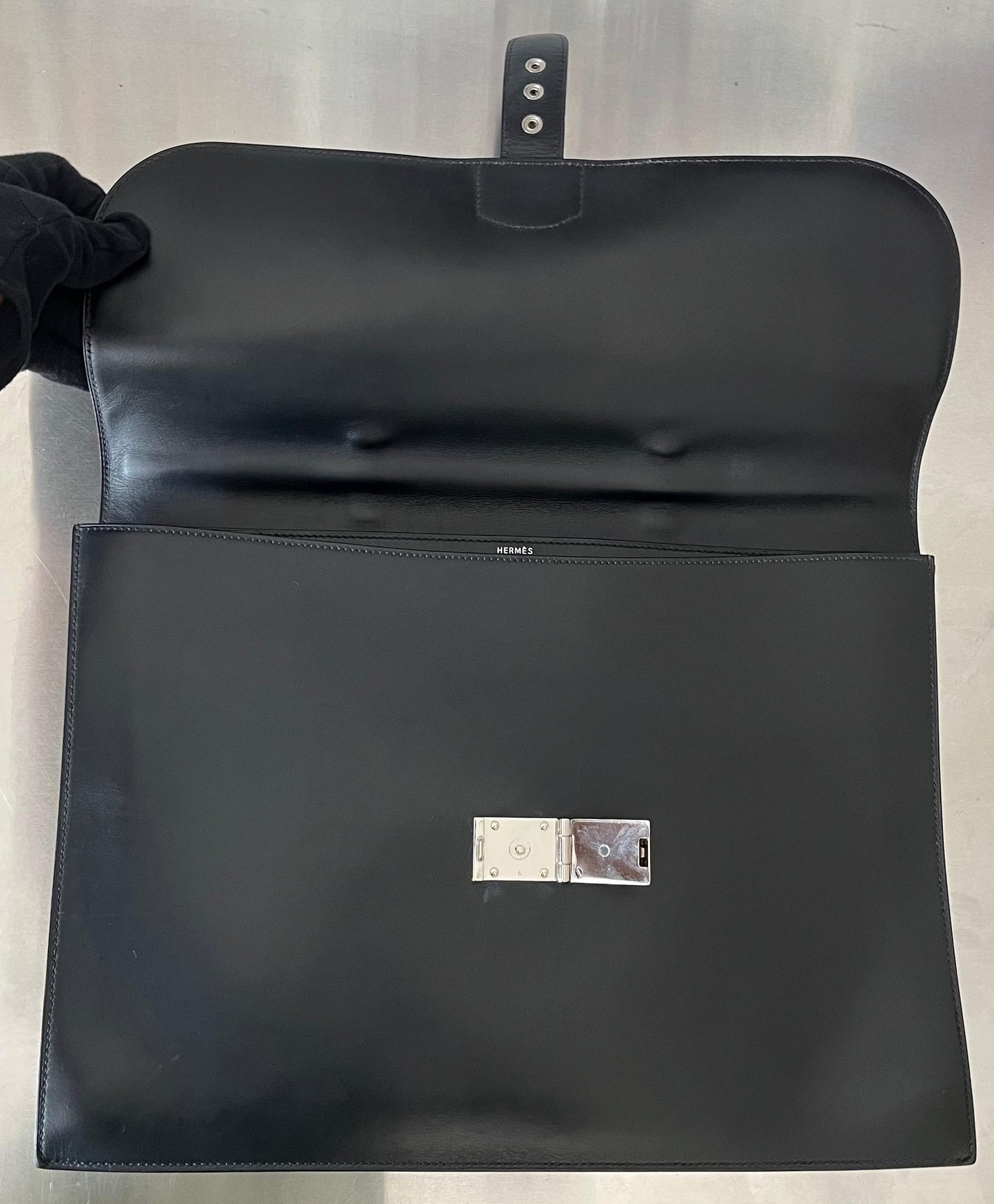 Hermès Sac à Dépêches 41 Box Calf